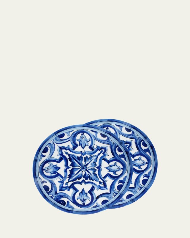 Blu Mediterraneo Stella Set 2 Dinner Plates